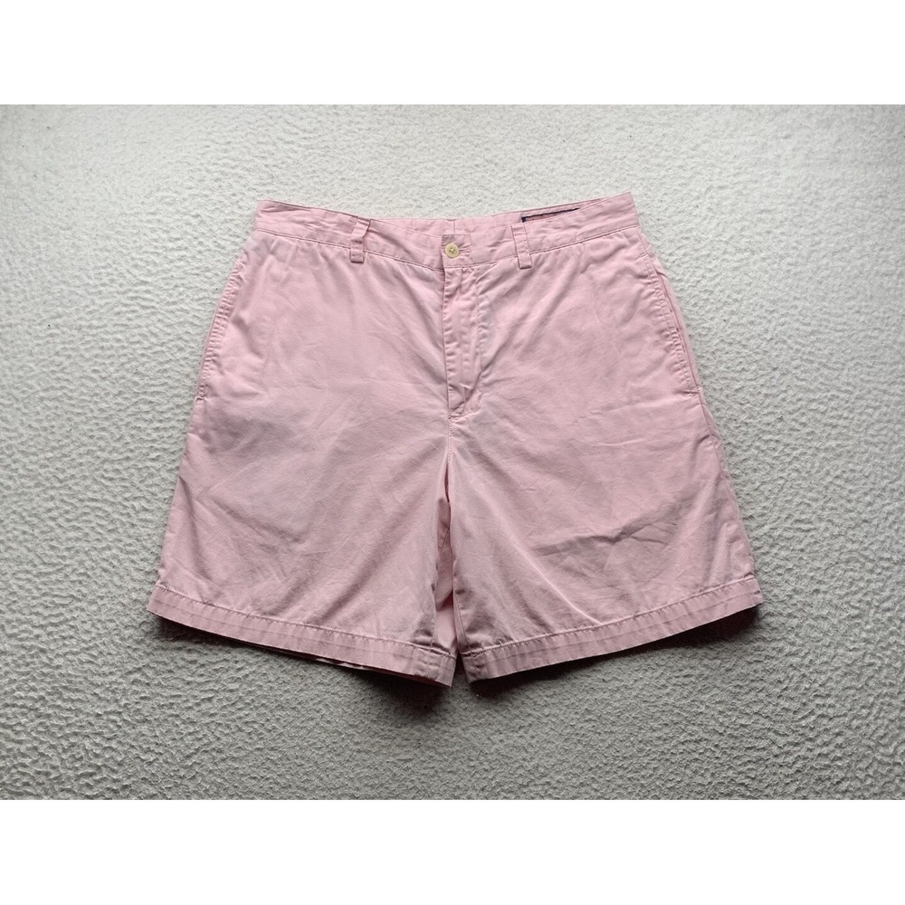 Vineyard Vines Chino Shorts Mens‎ 32x7.5 (Tag 30) Pink Preppy Whale Casual Golf